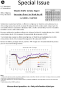 Special Issue  Weekly Traffic Volume Report Interstate Travel for Week No 45