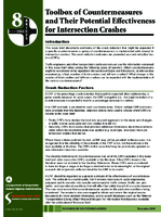 Toolbox of Countermeasures and Their Potential Effectiveness for Intersection Crashes Issue Briefs vol 8