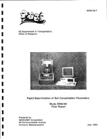 Rapid Determination of Soil Consolidation Parameters