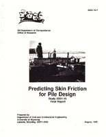 Predicting Skin Friction for Pile Design