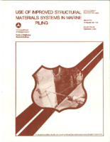 Use of improved structural materials systems in marine piling  interim report