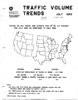 Traffic Volume Trends July 1993