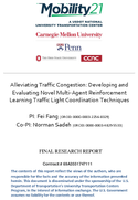 Alleviating Traffic Congestion Developing and Evaluating Novel MultiAgent Reinforcement Learning Traffic Light Coordination Techniques