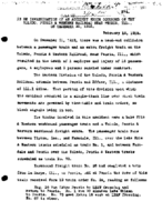 Interstate Commerce Commission Report of the Accident  Investigation Occurring on the TOLEDO PEORIA AND WESTERN RAILROAD PEORIA IL