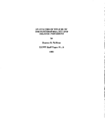 An Analysis of Title III of the Staggers Rail Act and Related Provisions