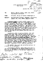 Investigation of Aircraft Accident FULLERTON OIL COMPANY GLENDALE CALIFORNIA 19540110