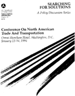 Conference on North American Trade and Transportation Omni Shoreham Hotel Washington DC January 1314 1994