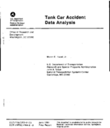 Tank car accident data analysis
