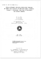 Seven Experiment Designs Addressing Problems of Safety and Capacity on TwoLane Rural Highways  Volume 1 Introduction Description of Experiments and Common Elements