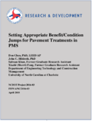 Setting Appropriate BenefitCondition Jumps for Pavement Treatments in PMS