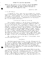 Interstate Commerce Commision Report of the Accident  Investigation Occuring on the CHICAGO MILWAUKEE ST PAUL AND PACIFIC RAILROAD TOMAH WI