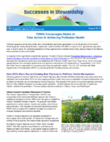 Successes in Stewardship  FHWA Encourages States to Take Action in Achieving Pollinator Health