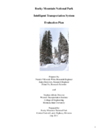 Rocky Mountain National Park intelligent transportation system evaluation plan