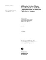 A Historical Review of Color Vision Standards for Air Traffic Control Specialists at Automated Flight Service Stations
