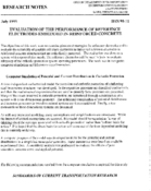 Research notes  evaluation of the performance of reference electrodes embedded in reinforced concrete