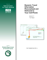 Dynamic Travel Information Personalized and Delivered to Your Cell Phone