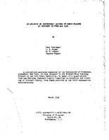 An Analysis of Inspectors Ratings of Check Flights as Recorded on Form ACA 342Z