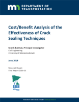 CostBenefit Analysis of the Effectiveness of Crack Sealing Techniques