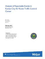 Analysis of reportable events in Kansas City air route traffic control center