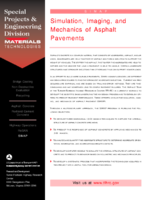 Simulation Imaging and Mechanics of Asphalt Pavement SIMAP Initiative