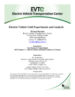 Electric Vehicle Grid Experiments and Analysis