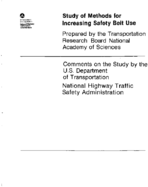 Study of Methods for Increasing Safety Belt Use
