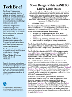 Scour Design within AASHTO LRFD Limit States techbrief