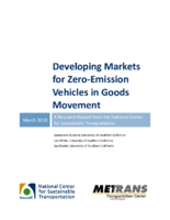 Developing Markets for ZeroEmission Vehicles in Goods Movement