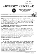 AC 363A Estimated Airplane Noise Levels in AWeighted Decibels
