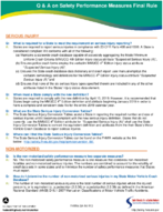 Q  A on Safety Performance Measures Final Rule