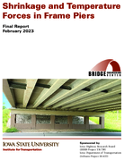 Shrinkage and Temperature Forces in Frame Piers