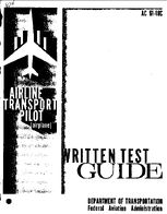 AC 6118C Airline Transport Pilot Airplane  Written Test Guide