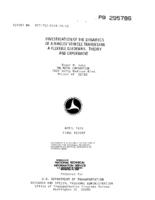 Investigation of the Dynamics of a Maglev Vehicle Traversing a Flexible Guideway  Theory and Experiment