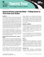 ImpairedDriving Leadership Model  Findings Based on Three State Case Studies  Traffic Tech