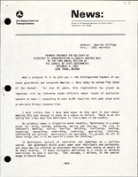 Remarks Prepared for Delivery by Secretary of Transportation Elizabeth Hanford Dole at the 1985 Annual Meeting of the Council of State Governments