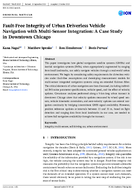 FaultFree Integrity of Urban Driverless Vehicle Navigation with MultiSensor Integration A Case Study in Downtown Chicago