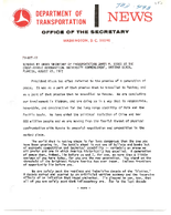 Under Secretary of Transportation James M Beggs AugustSeptember 1972