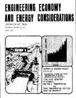 Engineering Economy and Energy Considerations Construction Cost Trends
