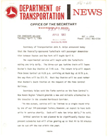 Department of Transportation News Releases for April 1969