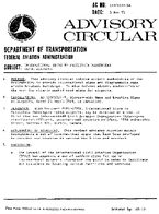 AC 15053551A International Signs to Facilitate Passengers Using Airports