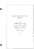 Interstate Commerce Commision Report of the Accident  Investigation Occuring on the UNION TERMINAL CO DALLAS TX