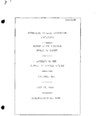 Interstate Commerce Commision Report of the Accident  Investigation Occuring on the CENTRAL OF GEORGIA RAILWAY OGEECHEE GA