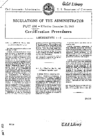 Part 406 Amendments 12 Certification Procedures