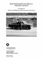 Maintenance of Small Traffic Signs