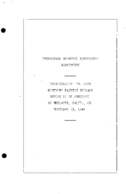 Interstate Commerce Commision Report of the Accident  Investigation Occuring on the SOUTHERN PACIFIC RAILROAD REDLANDS CA