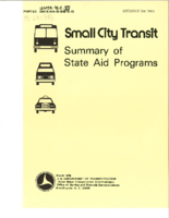 Small City Transit Summary of State Aid Programs