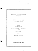 Interstate Commerce Commision Report of the Accident  Investigation Occuring on the SPOKANE PORTLAND AND SEATTLE RAILWAY LYLE WASHN