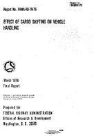 Effect of Cargo Shifting on Vehicle Handling