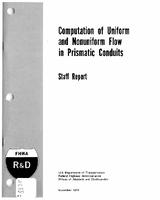 Computation of Uniform and Nonuniform Flow in Prismatic Conduits