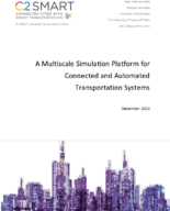 A Multiscale Simulation Platform for Connected and Automated Transportation Systems